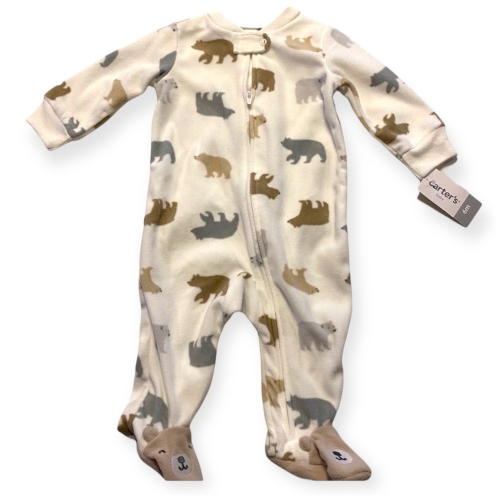 New Baby Bear Long-Sleeve Sleep & Play Pajamas 6month